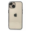 Apple iPhone 14 Plus Kılıf Lensli Silikon - Siyah