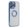 Apple iPhone 14 Pro Max Kılıf Slot Silikon - Mavi