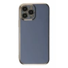 Apple iPhone 14 Pro Max Kılıf Volet Silikon - Mavi
