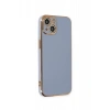 Apple iPhone 15 Kılıf Volet Silikon - Mavi