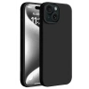 Apple iPhone 15 Plus Kılıf First Silikon - Siyah