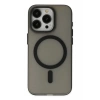 Apple iPhone 15 Pro Kılıf Lodos Magneticsafe Mat Kapak - Siyah