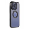 Apple iPhone 15 Pro Kılıf Slot Silikon - Siyah