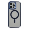 Apple iPhone 15 Pro Max Kılıf Room Magneticsafe Silikon - Lacivert