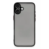 Apple iPhone 16 Kılıf Montreal Silikon Kapak - Siyah