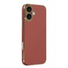 Apple iPhone 16 Kılıf Volet Silikon - Kırmızı
