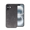 Apple iPhone 16 Plus Kılıf Aras Deri Kapak - Siyah
