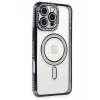 Apple iPhone 16 Pro Kılıf Joke Simli Magneticsafe Kılıf - Siyah