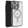 Apple iPhone 16 Pro Max Kılıf Joke Simli Magneticsafe Kılıf - Siyah
