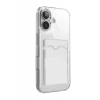 Apple iPhone 17 Kart Şeffaf Silikon - Şeffaf