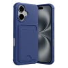 Apple iPhone 17 Kelvin Kartvizitli Silikon - Lacivert