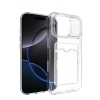 Apple iPhone 17 Pro Kart Şeffaf Silikon - Şeffaf