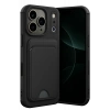 Apple iPhone 17 Pro Kelvin Kartvizitli Silikon - Siyah