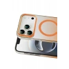 Apple iPhone 17 Pro Max Glossy Magsafe Kapak - Turuncu