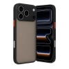 Apple iPhone 17 Pro Max Kılıf Montreal Silikon Kapak - Siyah