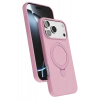 Apple iPhone 17 Pro Max Regal Magsafe Standlı Kapak - Açık Pembe
