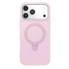 Apple iPhone 17 Pro Regal Magsafe Standlı Kapak - Açık Pembe