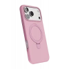 Apple iPhone 17 Pro Regal Magsafe Standlı Kapak - Açık Pembe