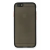 Apple iPhone 6 Kılıf Montreal Silikon Kapak - Siyah