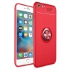 Apple iPhone 6 Kılıf Range Yüzüklü Silikon - Kırmızı
