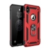 Apple iPhone XS Max Kılıf Sofya Yüzüklü Silikon Kapak - Kırmızı