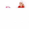 Jasmine Atlı Bebek Beyaz-Pembe