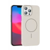 Joko Apple iPhone 15 Pro Max Uyumlu Broş Magsafe Kapak - Krem