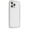 Joko Apple iPhone 15 Pro Max Uyumlu Metal Bumper Mat Kapak - Gri