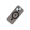Joko Apple iPhone 15 Uyumlu PC Blank Magsafe Kapak - Siyah