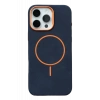 Joko Apple iPhone 16 Pro Max Uyumlu Luno Deri Magsafe Kapak - Mavi