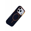 Joko Apple iPhone 17 Pro Max Uyumlu Luno Deri Magsafe Kapak - Mavi