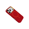 Joko Apple iPhone 18 Pro Max Uyumlu/17 Pro Max Luno Deri Magsafe Kapak - Bordo