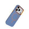 Joko Apple iPhone 18 Pro Max Uyumlu/17 Pro Max Luno Deri Magsafe Kapak - Sierra Blue