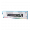 Kablolu RGB Oyuncu Klavye ve Mouse Seti - Siyah