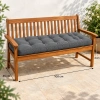 Kapitone Bank Minderi · 100 × 45 × 4 cm | Gri | İç mekân