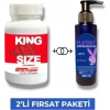 King Size Erkeklere Özel 30lu + Playboy Libdo Arttrc Krem 125 ml
