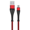 Konfulon S61 Micro USB Kablo 1.2M 2.1A - Kırmızı