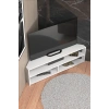 Köşe TV Ünitesi Beyaz 140 cm