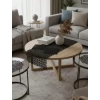 Krem Angles Model 5 Parça Dantel Masa Örtüsü Runner Seti Şık Salon Takımı