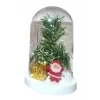 Led Işıklı Fanus İçinde Noel Baba Yılbaşı