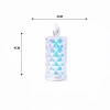 LED mum kristal plastik küçük boy pilli