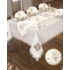 Lisa Linen Krem 26 Parça 160 × 260 cm Masa Seti