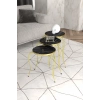 Lükens Zigon Sehpa Bendir Siyah