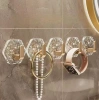 Lüks 5’li Duvar Askısı Banyo Mutfak İçin Havlu  Askılık