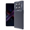 Honor Magic 7 Lite Kılıf Auto Focus Karbon Kapak - Lacivert