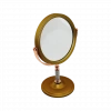 Makyaj Aynası 17.5 cm Çift Taraflı Bronz-Gümüş