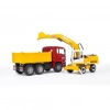 Man Damperli Kamyon Ve Liebherr ENessiWorldkavatör