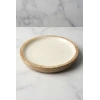 Mango Agacı Pasta Tabağı & Sunum Tabağı 20 Cm Krem