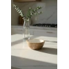 Mango Agacı Sunum Servis Kasesi & Dekoratif Kase 20 Cm Krem