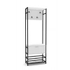 Metal Portmanto Beyaz 180 cm